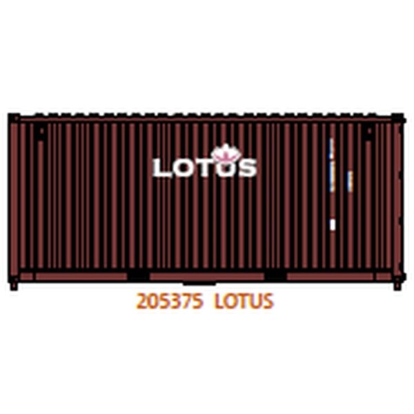 Jacksonville Terminal 20 ft. N Lotus Standard Container - Pack of 2 JTC205375
